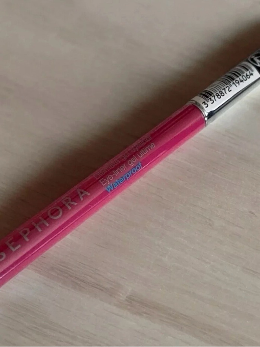 3x Sephora Bright Pink Waterproof Gel Eyeliner Pencil